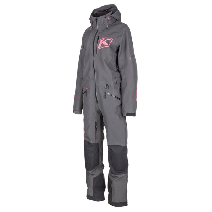 Klim Mens Ripsa Vapor One-Piece - Non-Current - Asphalt - Knockout Pink, view 2
