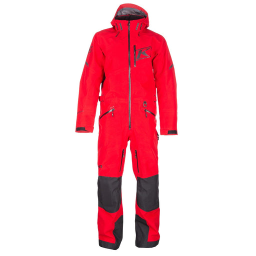 Klim Mens Ripsa Vapor One-Piece - Non-Current - Chili Pepper - Black, front view