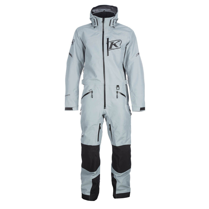 Klim Mens Ripsa Vapor One-Piece - Monument - Black, front view