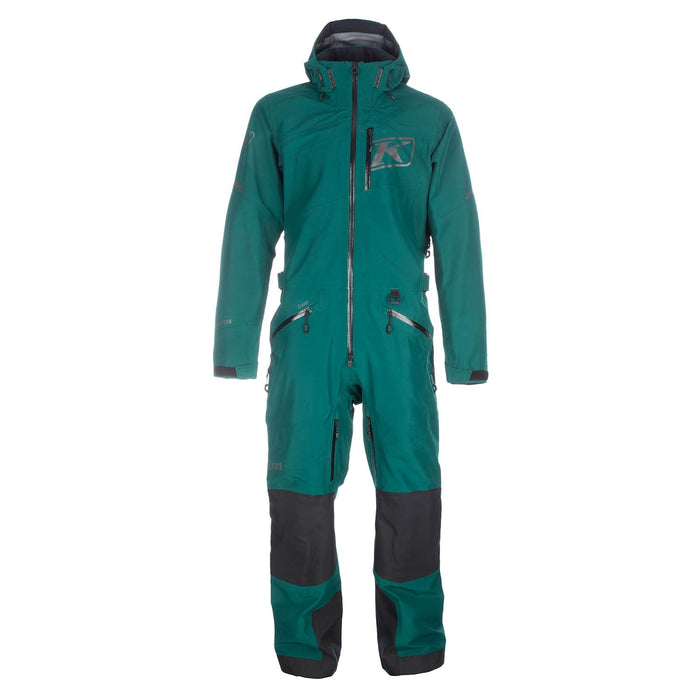 Klim Mens Ripsa Vapor One-Piece - Non-Current - Rain Forest - Black, front view