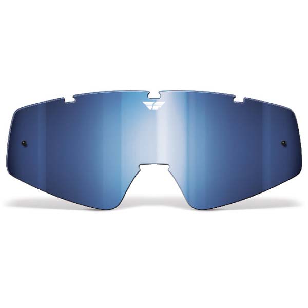 Fly Racing Youth Focus/Zone Lens - Chrome / Blue