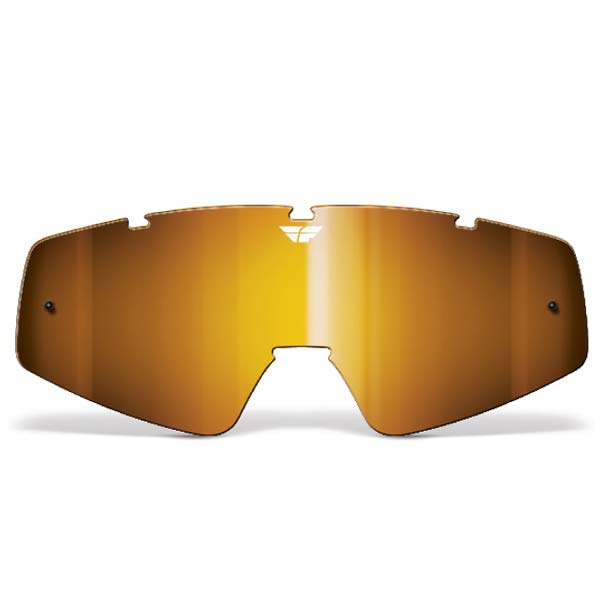 Fly Racing Youth Focus/Zone Lens - Chrome / Amber