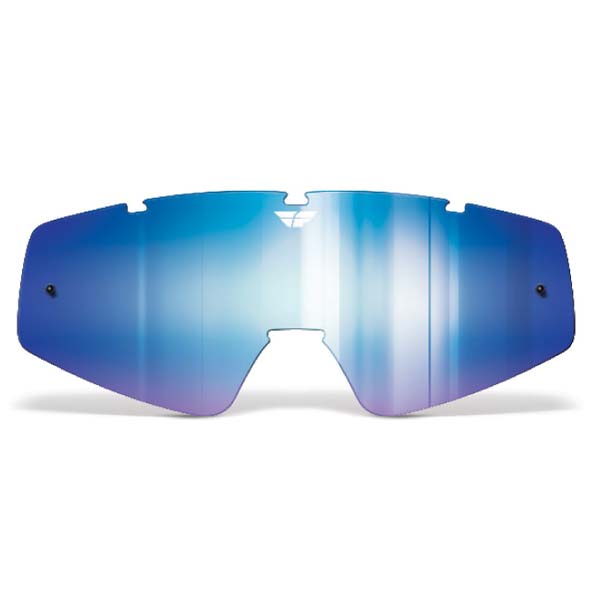 Fly Racing Youth Focus/Zone Lens - Blue Mirror / Smoke