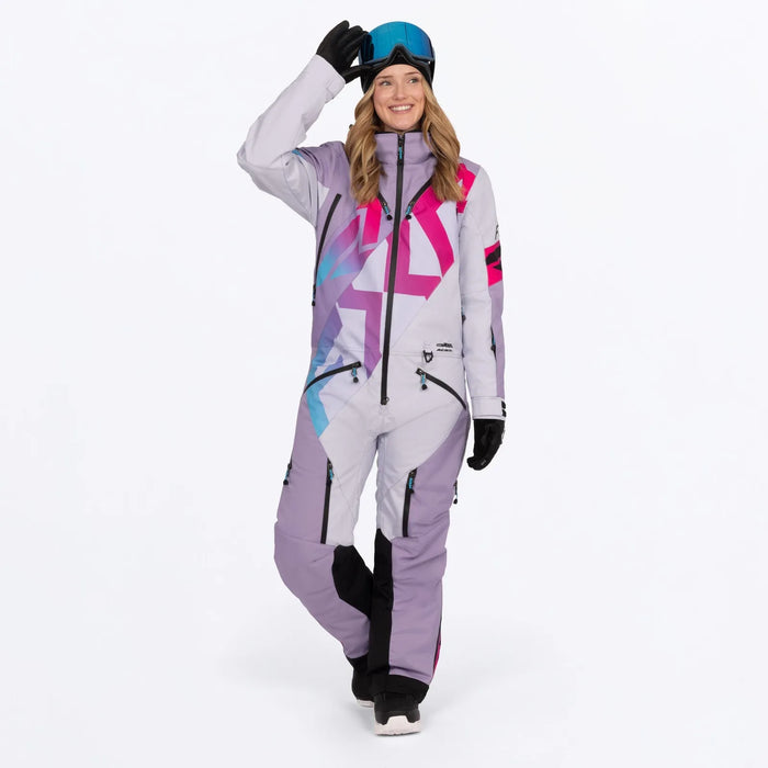 FXR Womens Cold Cross CX Lite Monosuit 2027 - Nova, front view