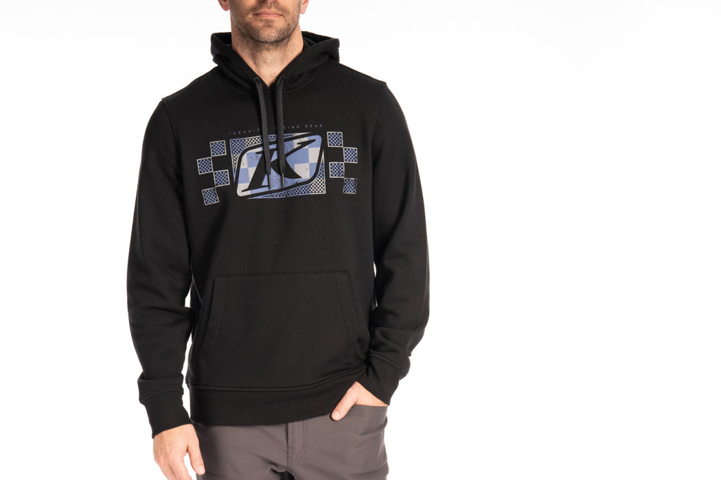 KLIM Mens Checkered Banner Pullover Hoodie