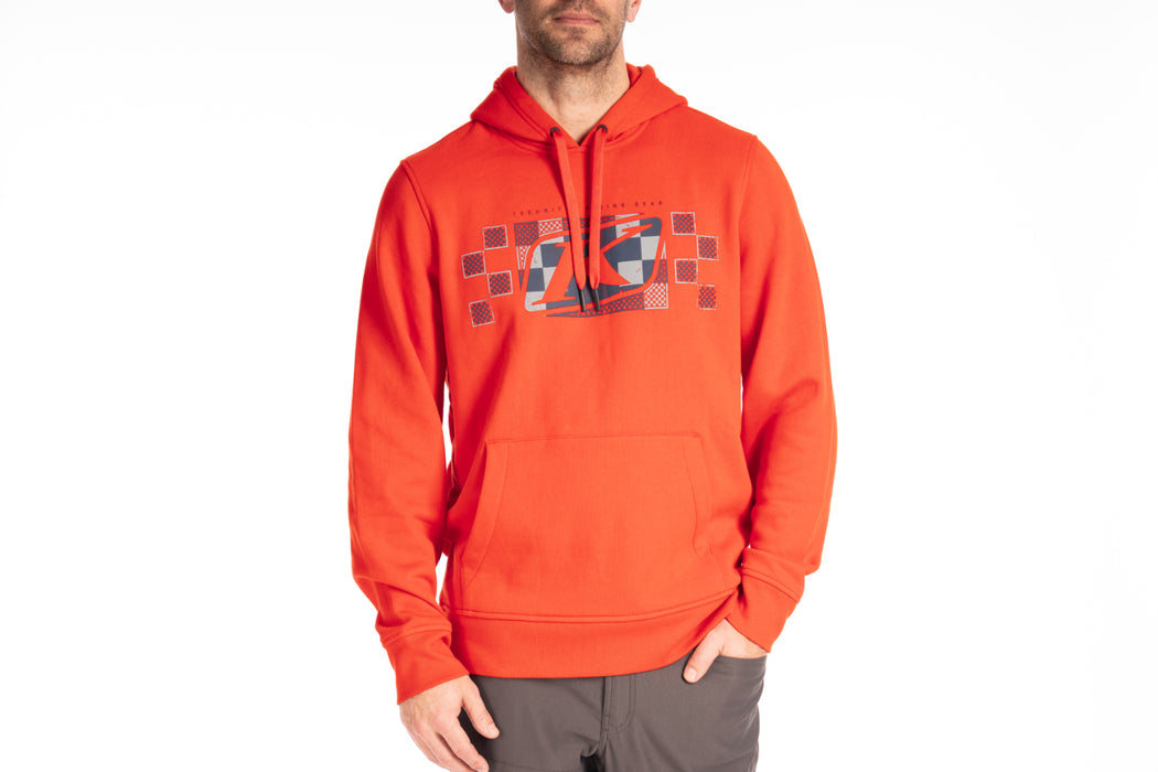 KLIM Mens Checkered Banner Pullover Hoodie