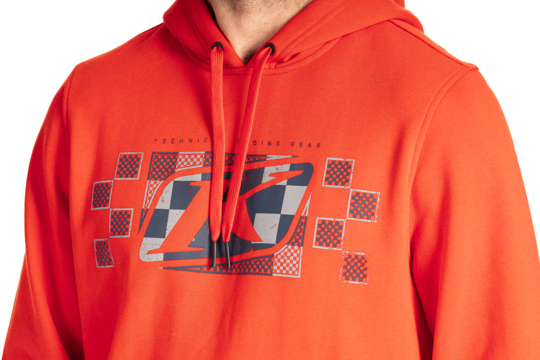 KLIM Mens Checkered Banner Pullover Hoodie