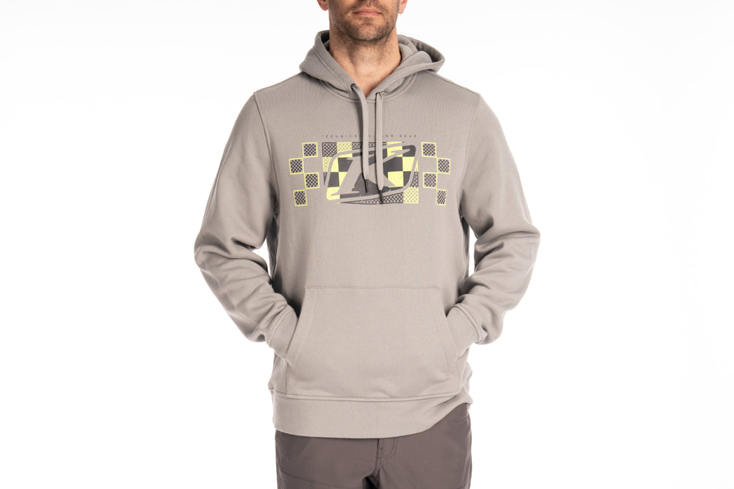 KLIM Mens Checkered Banner Pullover Hoodie