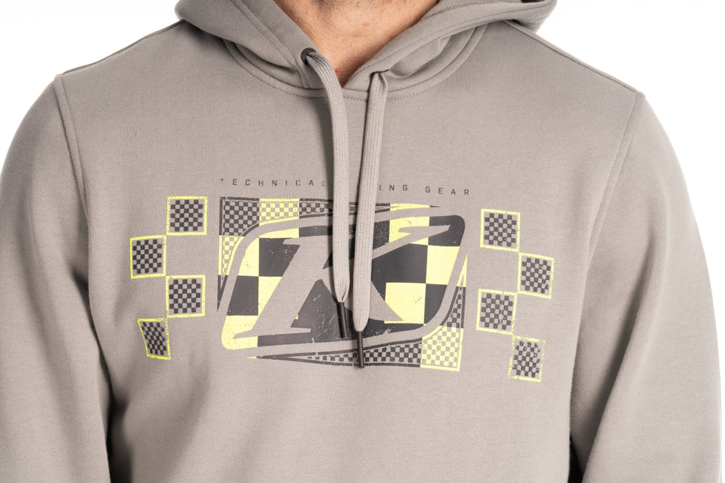 KLIM Mens Checkered Banner Pullover Hoodie