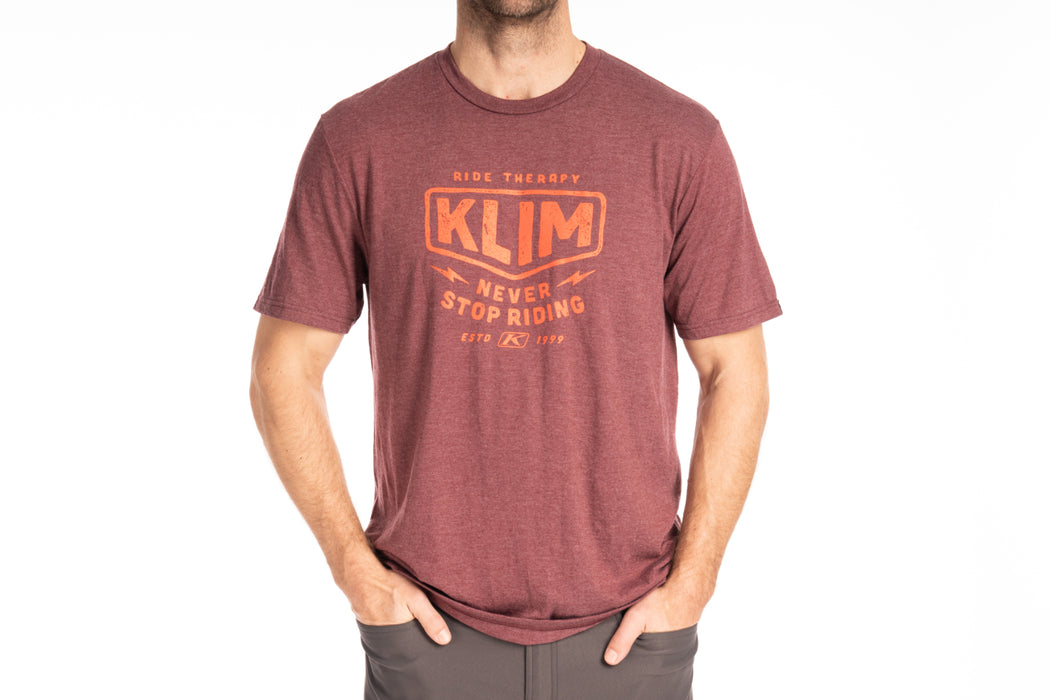 KLIM Mens Ride Therapy Tri-blend Tee