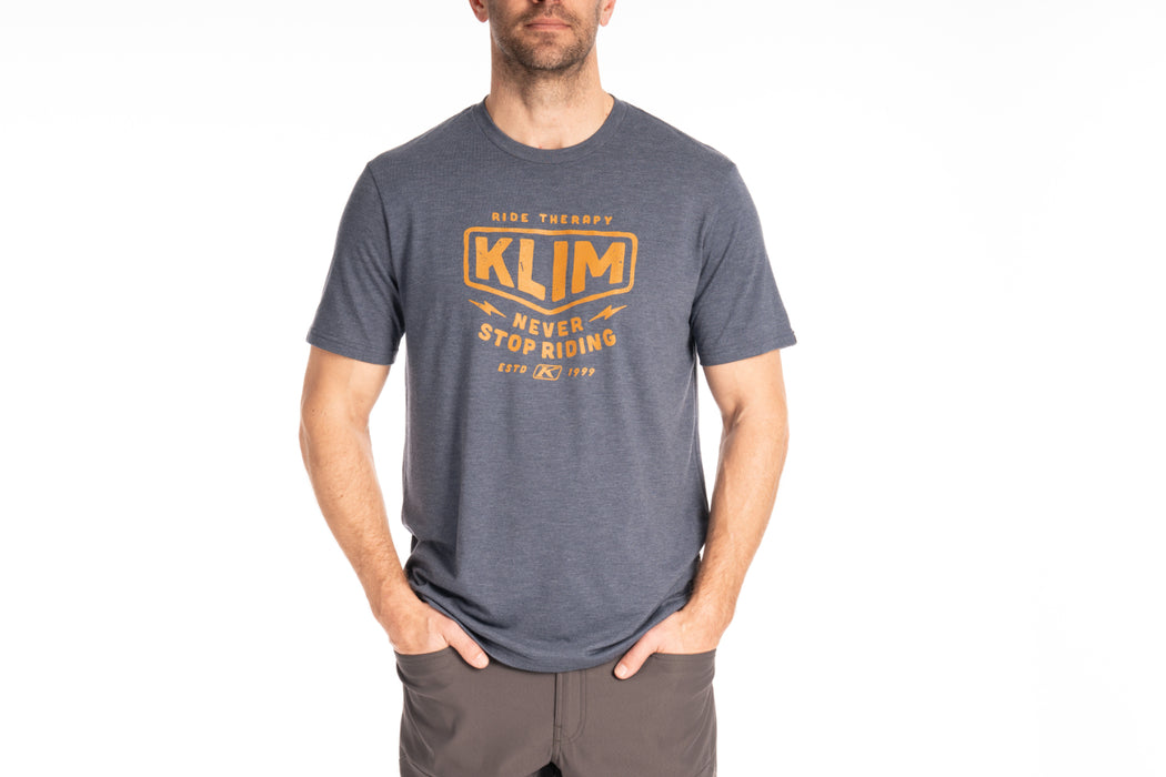 KLIM Mens Ride Therapy Tri-blend Tee