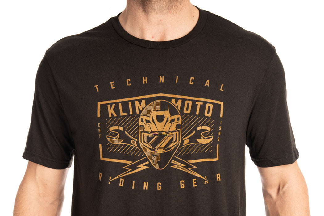 KLIM Mens Petrol Tri-blend Tee