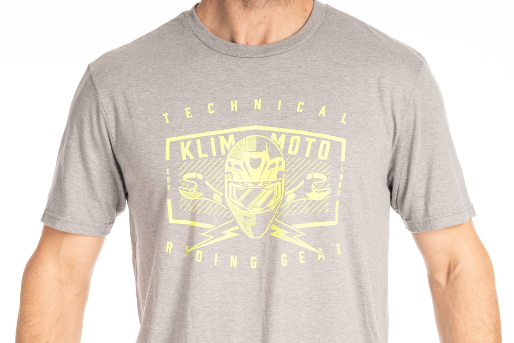 KLIM Mens Petrol Tri-blend Tee