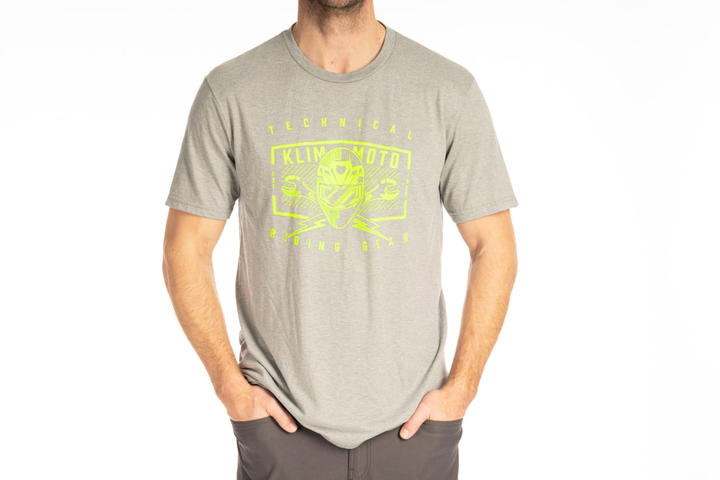 KLIM Mens Petrol Tri-blend Tee