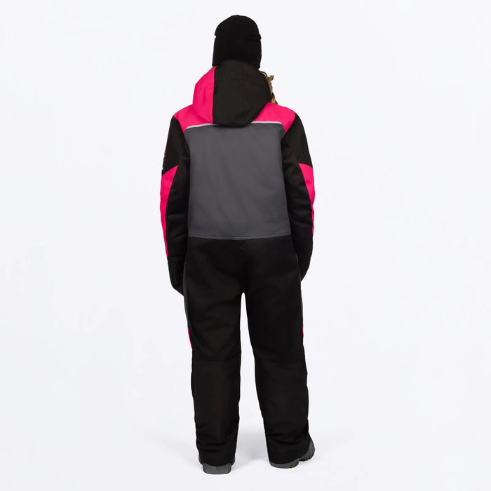 FXR Youth Revo Monosuit - Asphalt/Razz/Maui, view 2