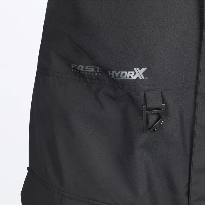 FXR Mens Evolution FX Bib Pant - Black, view 4