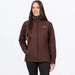 FXR Womens Hydrogen Softshell Jacket 2027 - Dark Cedar/Sand, front view