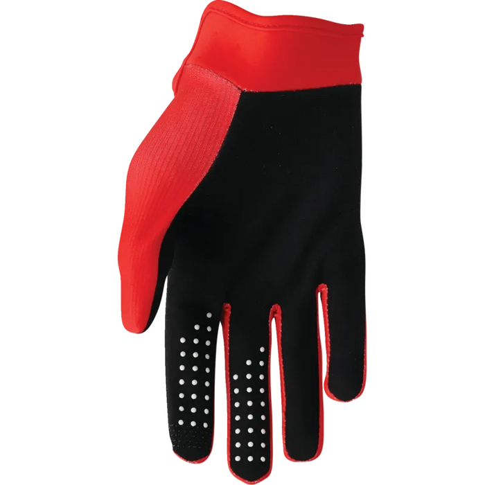 Thor Mens Launchmode XP Gloves - Red - Back