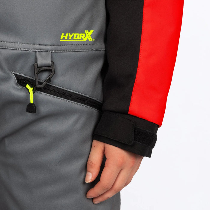 FXR Youth Revo Monosuit - Ti/Red/Midnight, view 3