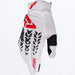 FXR Reflex Dual MX Glove 2027 - White/Navy, front view