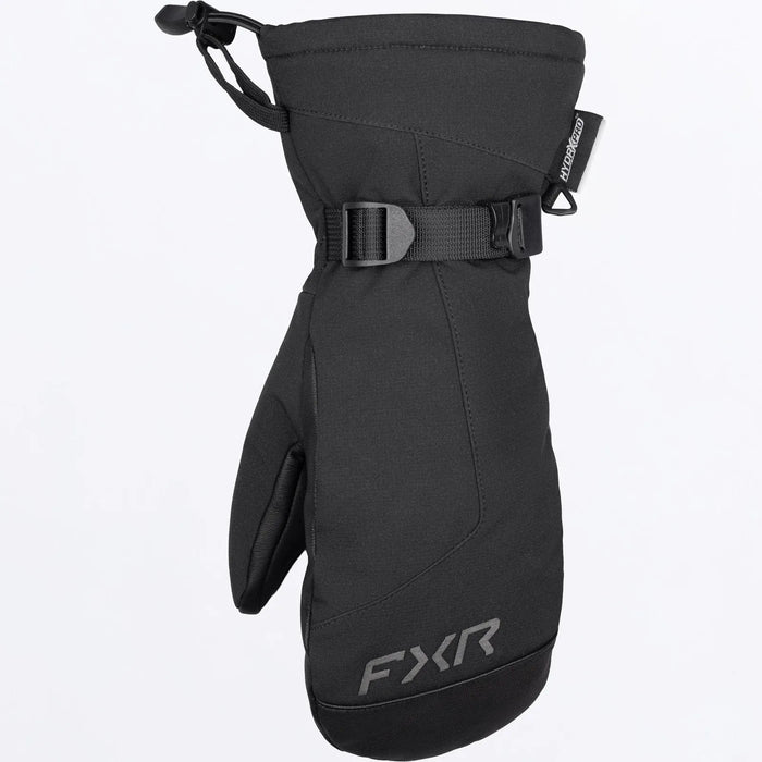 FXR Mens Hydrogen Mitt - Black, front view