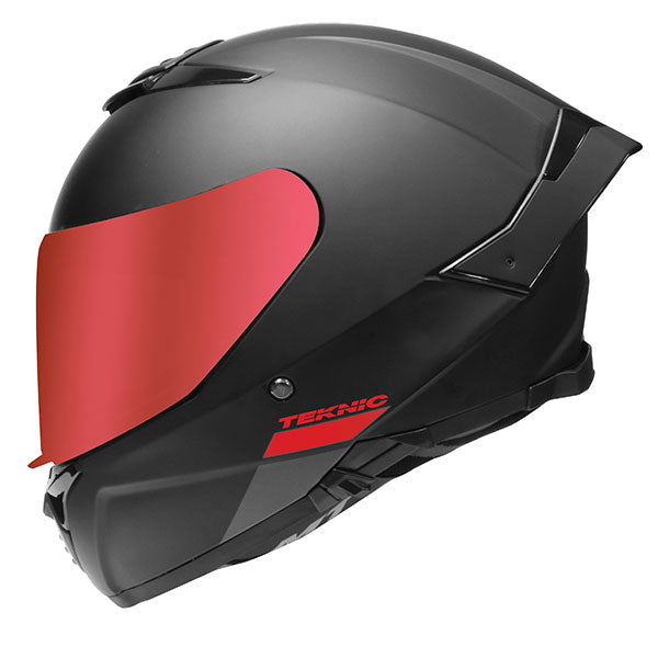 Teknic TK1 Full Face Helmet - Black/Red