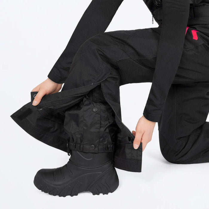 FXR Child Clutch Pant 2027 - Black/Razz, view 8