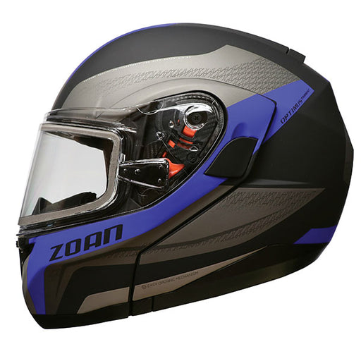 Zoan Optimus SV Modular Helmet with Electric Lens - Blue