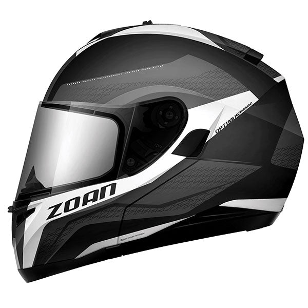 Zoan Optimus SV Modular Helmet with Double Lens - Black/White