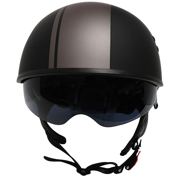 Zoan Z-5 Half Helmet - Matte Silver