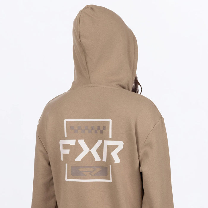 FXR Womens Mitered Cotton Pullover Hoodie - Canvas/Sand, view 5
