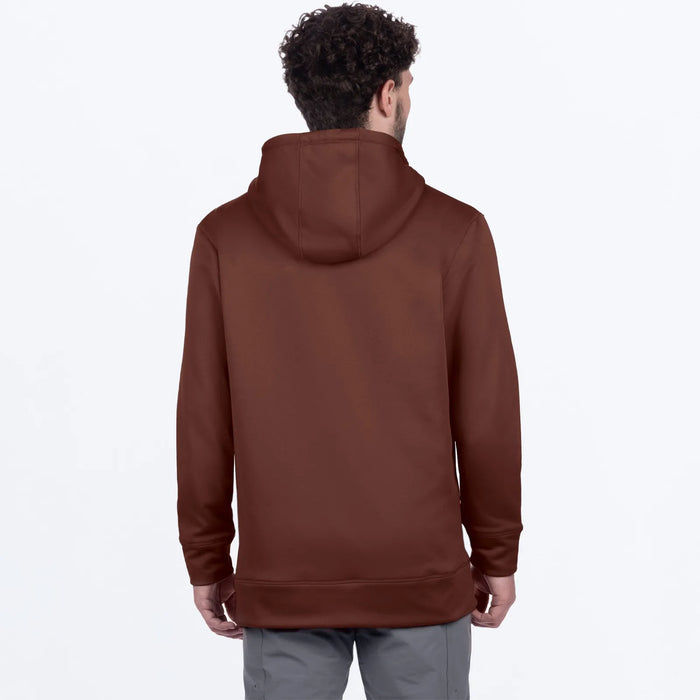 FXR Mens Hydrogen Tech Pullover Hoodie - Dark Cedar/Stone, view 2