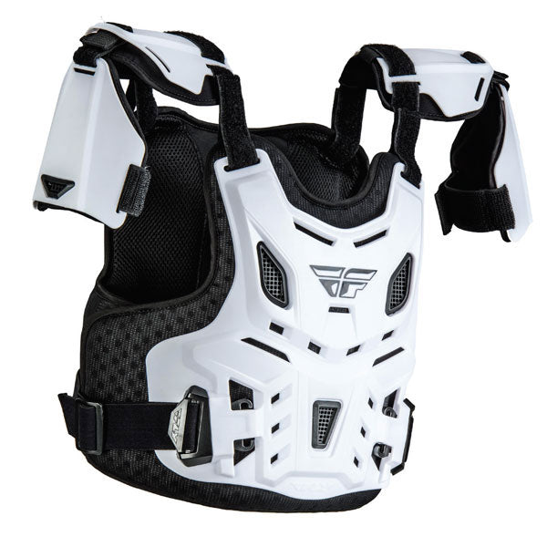 Fly Racing Youth Revel Roost Offroad Guard - White