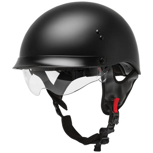 GMAX HH-65 Twin Full Dressed Half Helmet - Matte Black