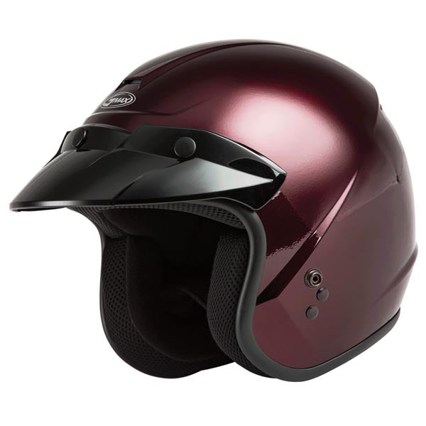 GMAX OF-2 Open Face Helmet - Wine