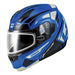 GMAX MD04 Sector Modular Snow Helmet with Double Lens - Blue