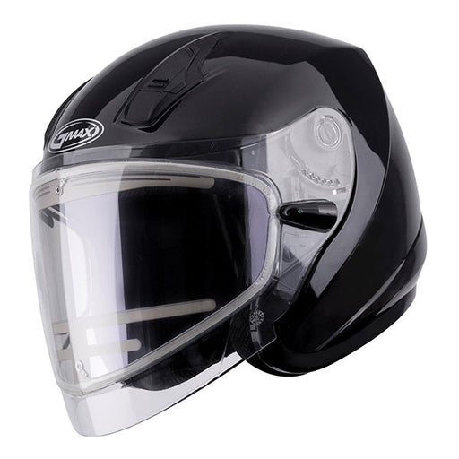 GMAX OF17 Open Face Snow Helmet with Electric Lens - Black
