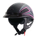 GMAX HH35 Derk Full Dressed Half Helmet - Black/Pink