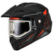 GMAX MD74 Spectre Modular Full Face Snow Helmet with Electric Lens - Red