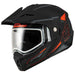 GMAX MD74 Spectre Modular Full Face Snow Helmet with Double Lens - Red