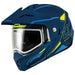 GMAX MD74 Spectre Modular Full Face Snow Helmet with Double Lens - Blue/High-Visibility