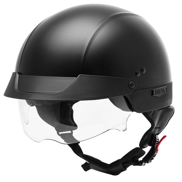 GMAX HH-75 Solid Half Helmet - Matte Black
