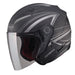 GMAX OF-77 Open Face Helmet - Black/Grey