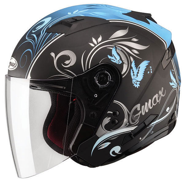 GMAX OF-77 Open Face Helmet - Blue
