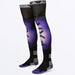 FXR Riding Sock AIR - Black/Purple, front view