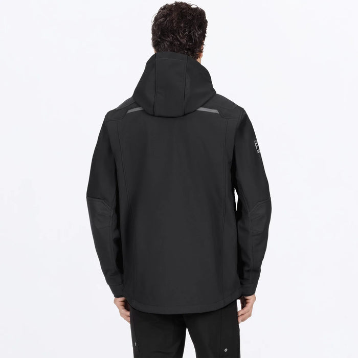 FXR Mens Stronghold Tech-Shell Jacket - Black, view 2
