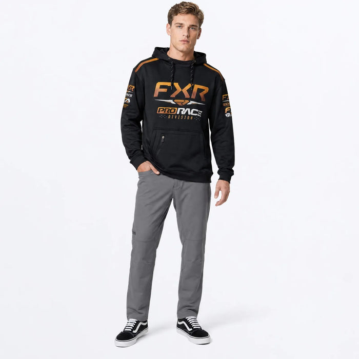 FXR Mens Race Division Tech Pullover Hoodie - Black/Kash, view 4