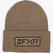FXR Victory Beanie - Canvas/Black, front view
