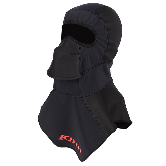 Klim Arctic Balaclava - Black - Fiery Red, front view