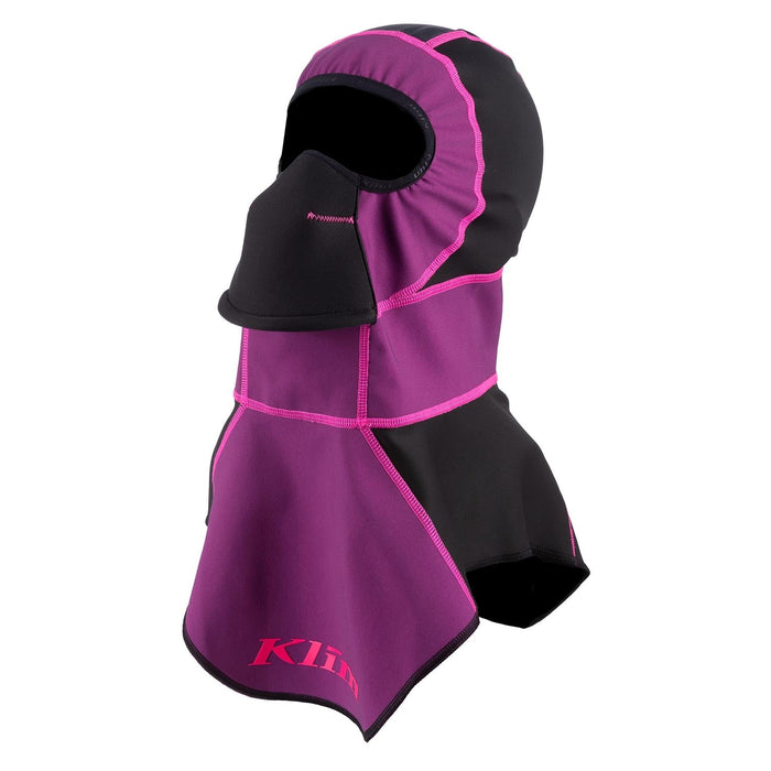Klim Arctic Balaclava - Magenta Purple - Pink Glo, front view